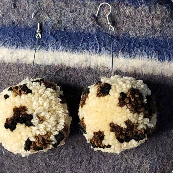 Pom Pom Earrings - Picture 5 of 13